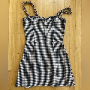 Linen Gingham Reformation Dress